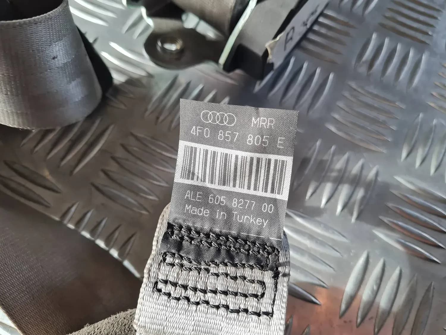 Højre sikkerhedssele bagpå AUDI A6 2008 - foto 2
