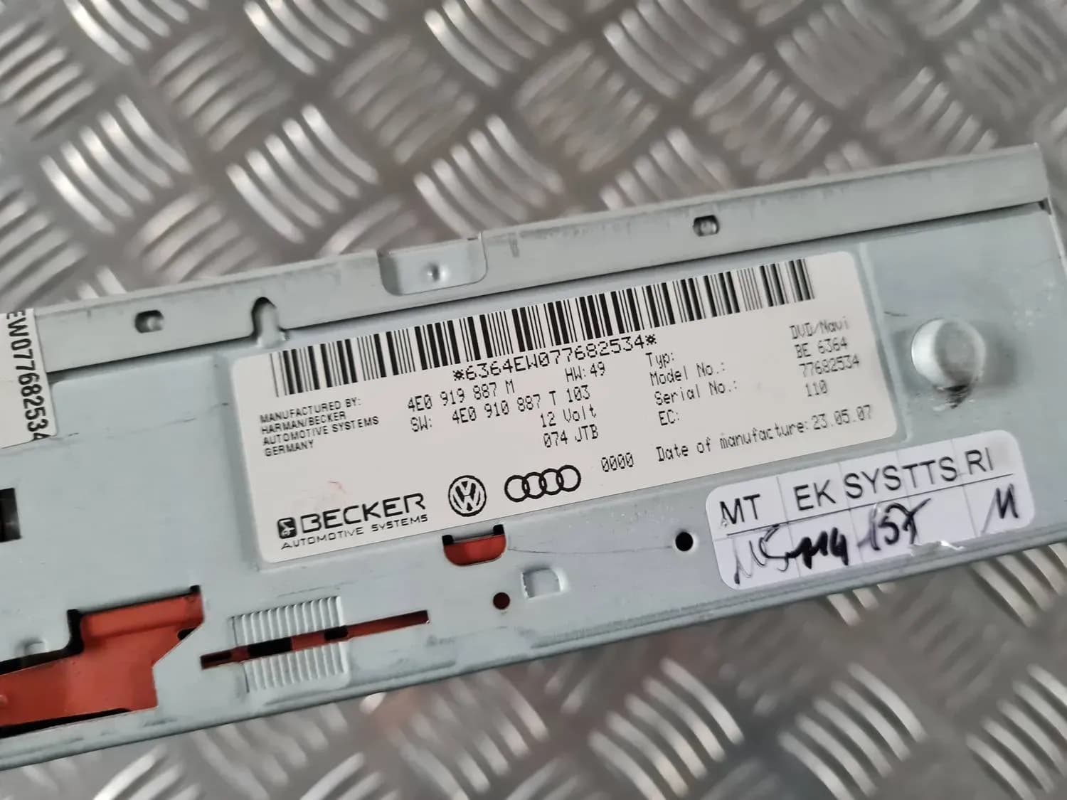 CD/DVD/Navigationsenhed AUDI A6 2008 - foto 6